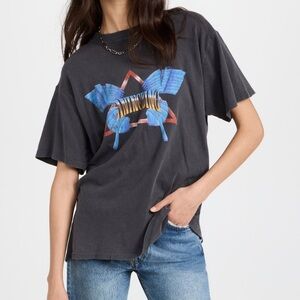 Like New Anine Bing Lili Butterfly Tee